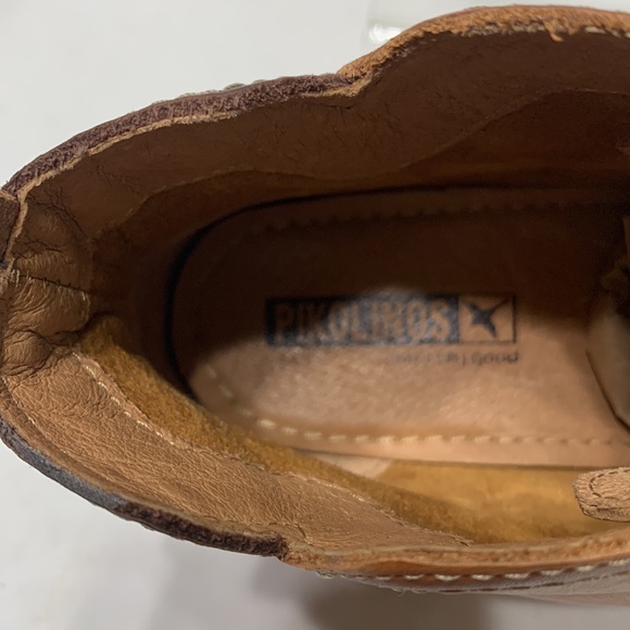 Pikolinos ankle boot EU38 toffee brown lace up - Picture 11 of 12